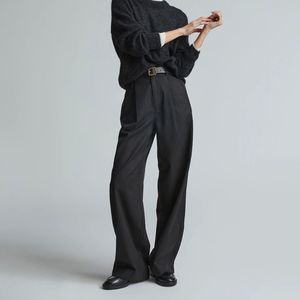 EVERLANE The Way-High Drape Pant 8R NWT